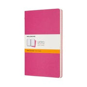 Moleskine Cahier Journal, Large, Ruled, Kinetic Pink (8.25 x 5)