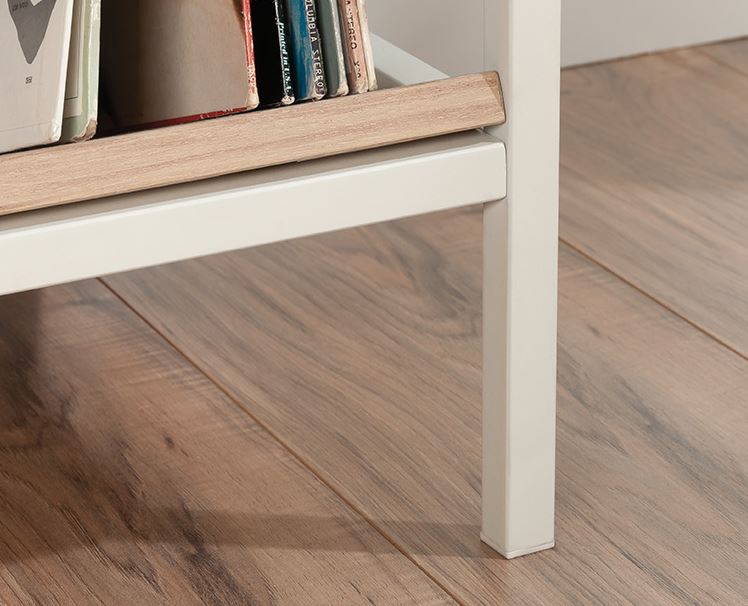 Nova Loft Storage Three Shelf Kiln Acacia Finish by Homeportonline