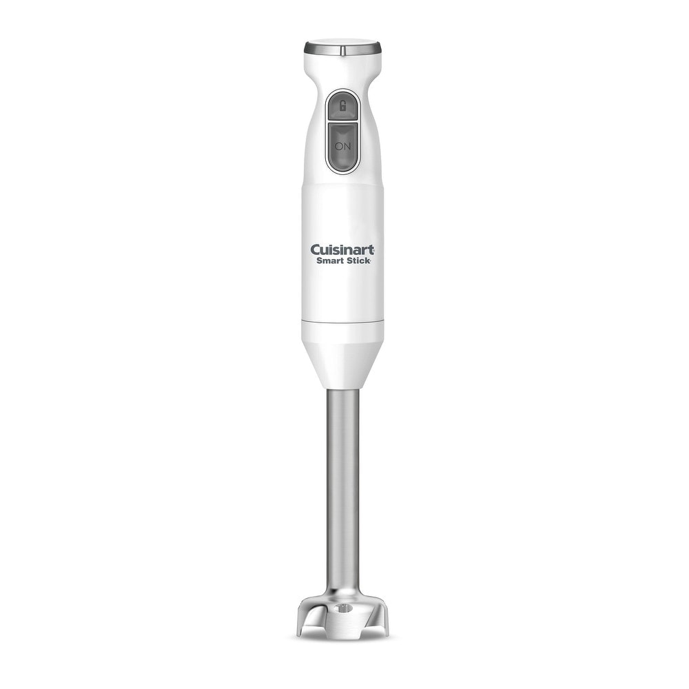 Electric Immersion Hand Blender Smart Stick White 300-watt 2speed by Homeportonline