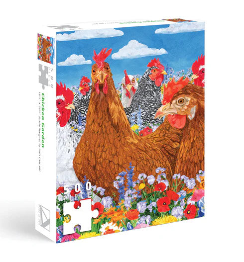 Puzzle 500 Piece Spring Chickens by Homeportonline