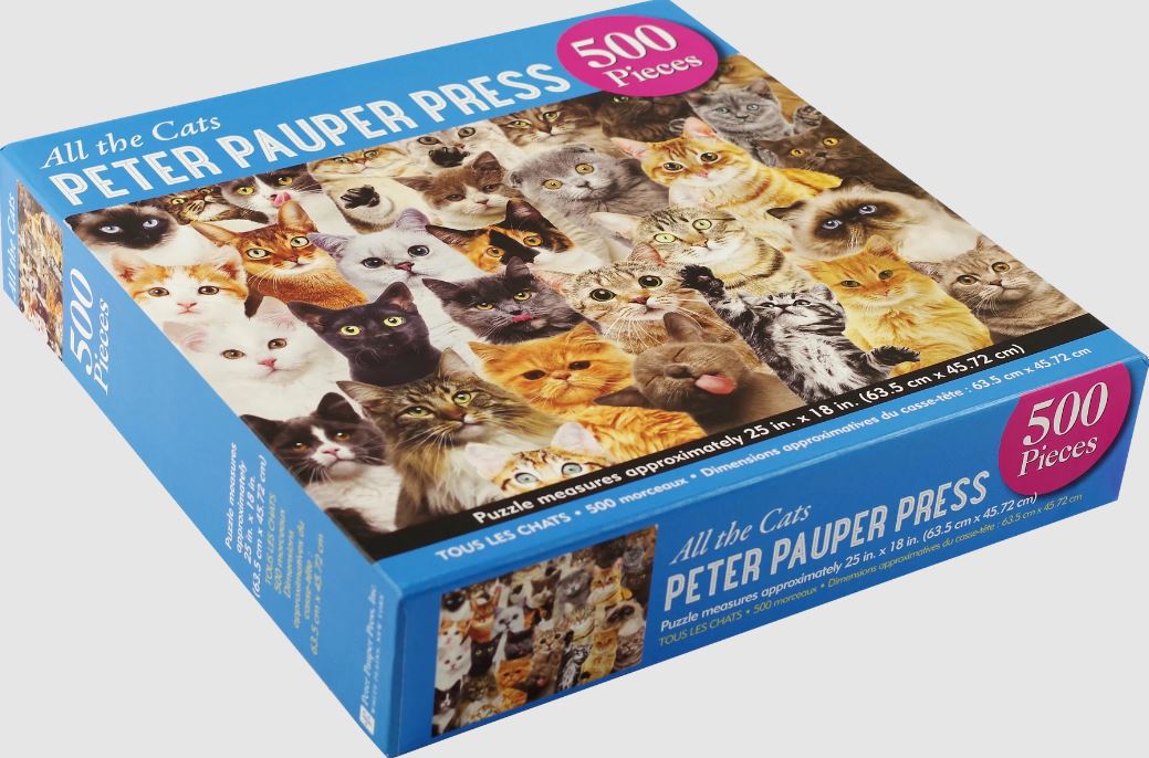 Puzzle 500 Piece All The Cats by Homeportonline