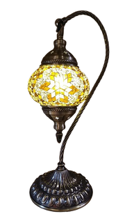 Mosaic Lamp Half Heart #16 by Homeportonline