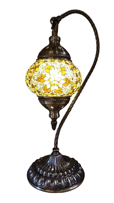 Mosaic Lamp Half Heart #16 by Homeportonline