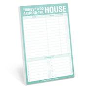 Knock Knock Things To Do Around the House Pad, Honey-Do List Notepad, 6 x 9-inches