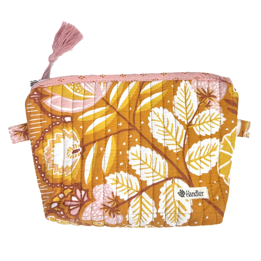 Quilted Zipper Pouch
