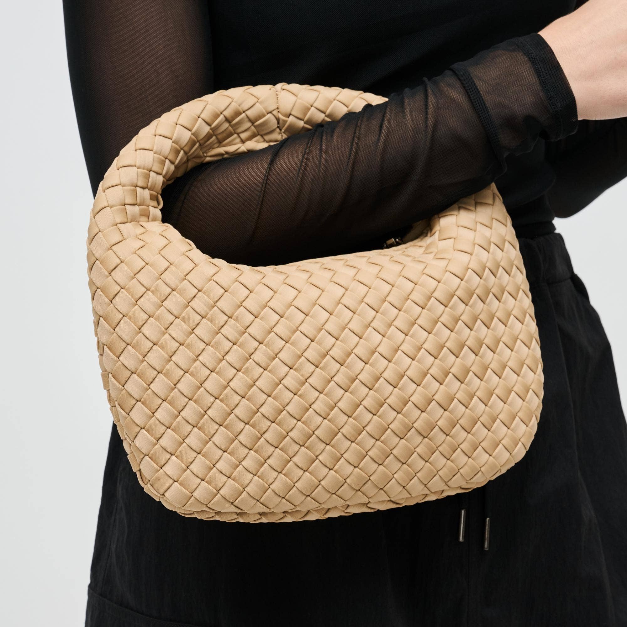 Sol & Selene Dare to Dream - Small Woven Neoprene Clutch by Dear Lucy
