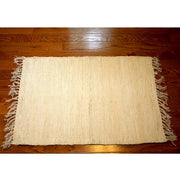 Rag Rug Cotton Cream 4'x6 by Homeportonline
