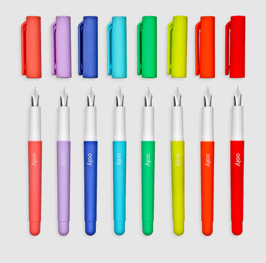 Fountain Pens Color Write Set of 8 by Homeportonline