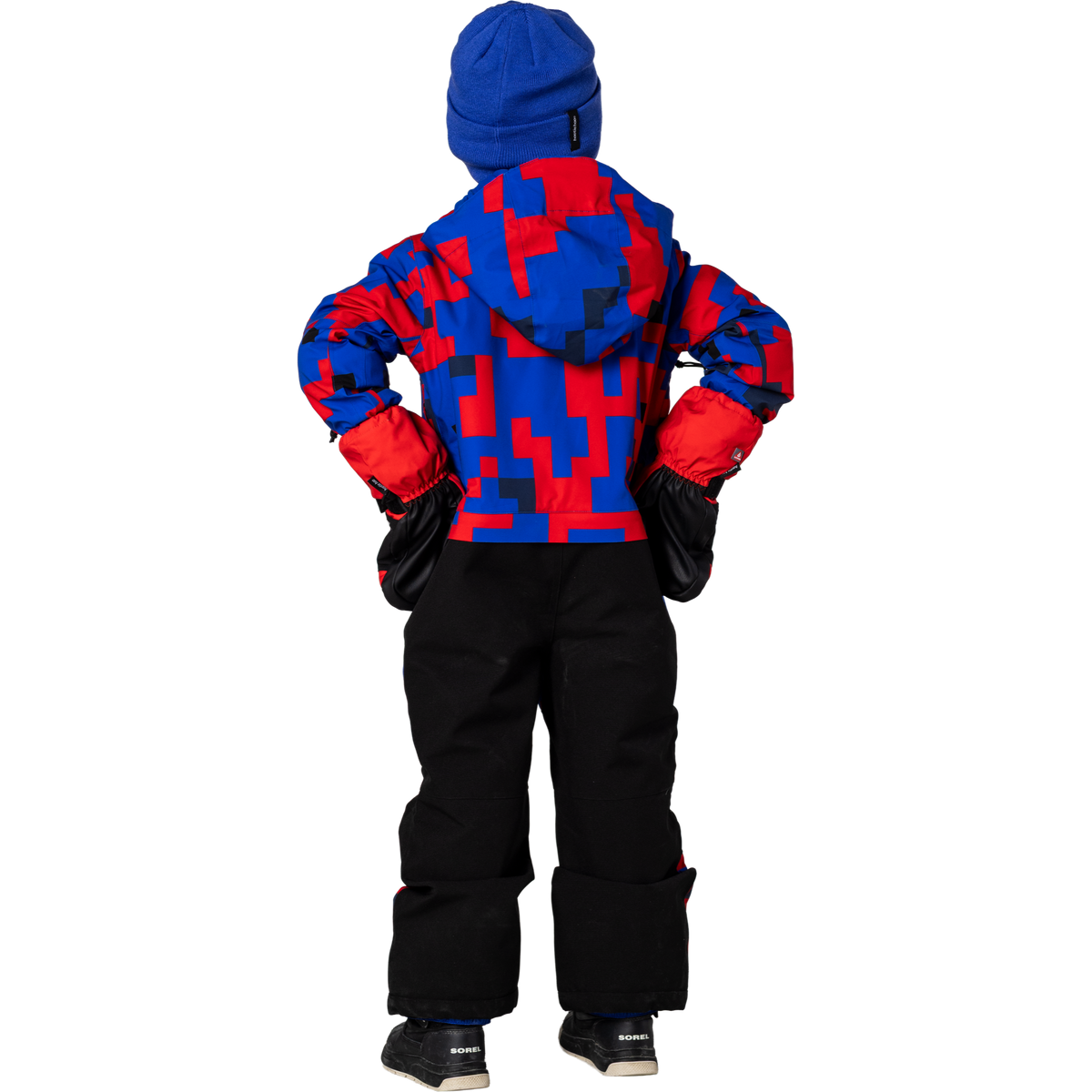 Toddler Vista Insulated Snowsuit - Vivid Blue Block Camo