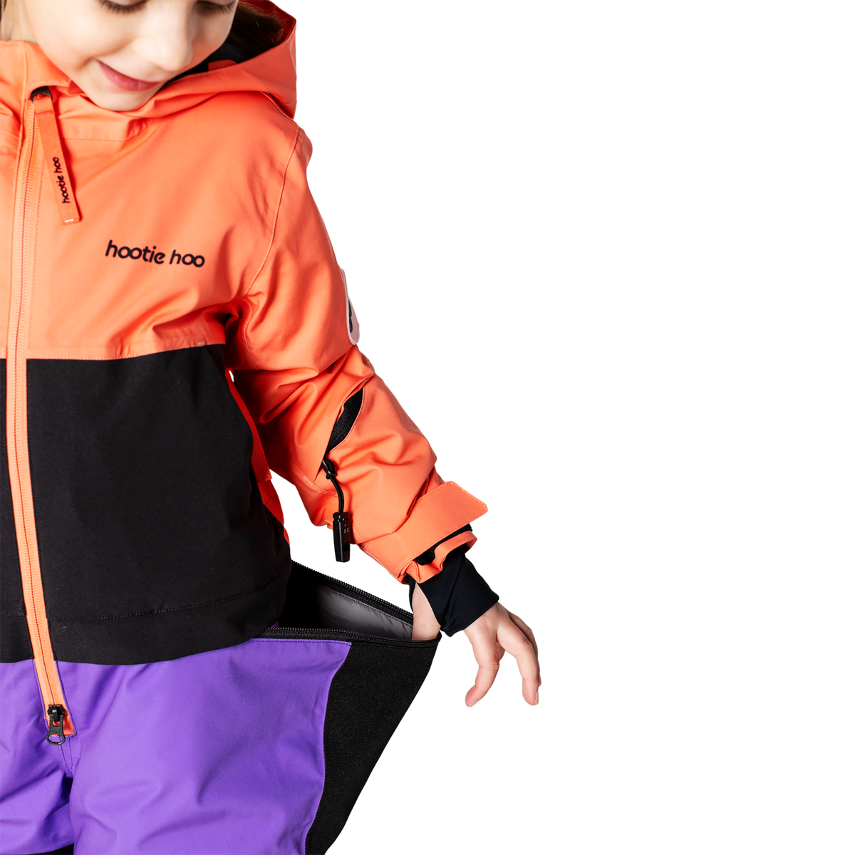 Toddler Vista Insulated Snowsuit - Coral/Raven Black/Grape