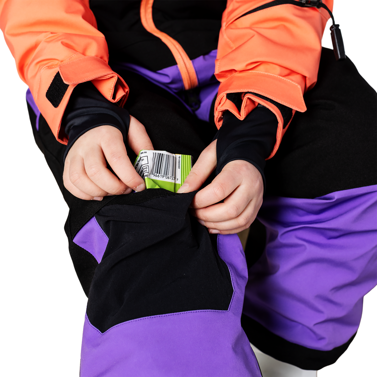 Toddler Vista Insulated Snowsuit - Coral/Raven Black/Grape