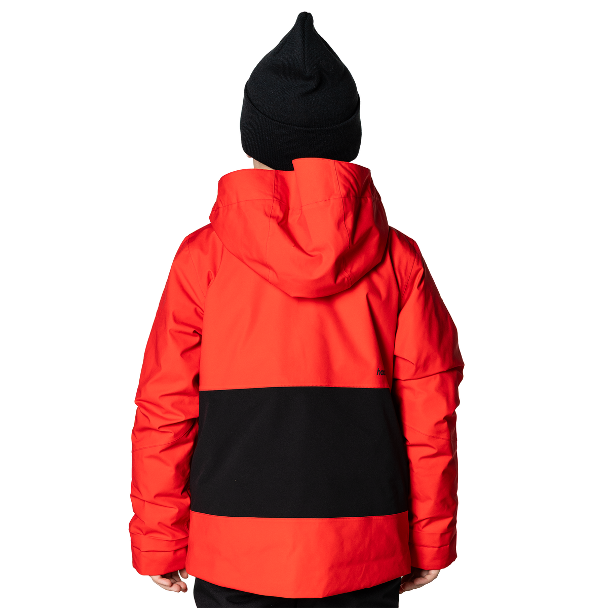 Kids Pinnakle Insulated Jacket - True Red/Raven Black