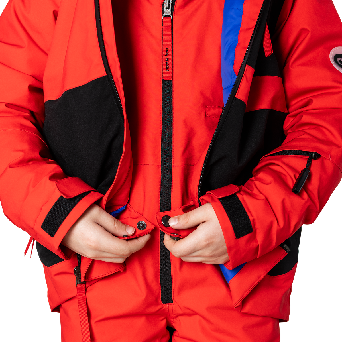 Kids Spruce Insulated Jacket - Raven Black/Marigold/Cedar