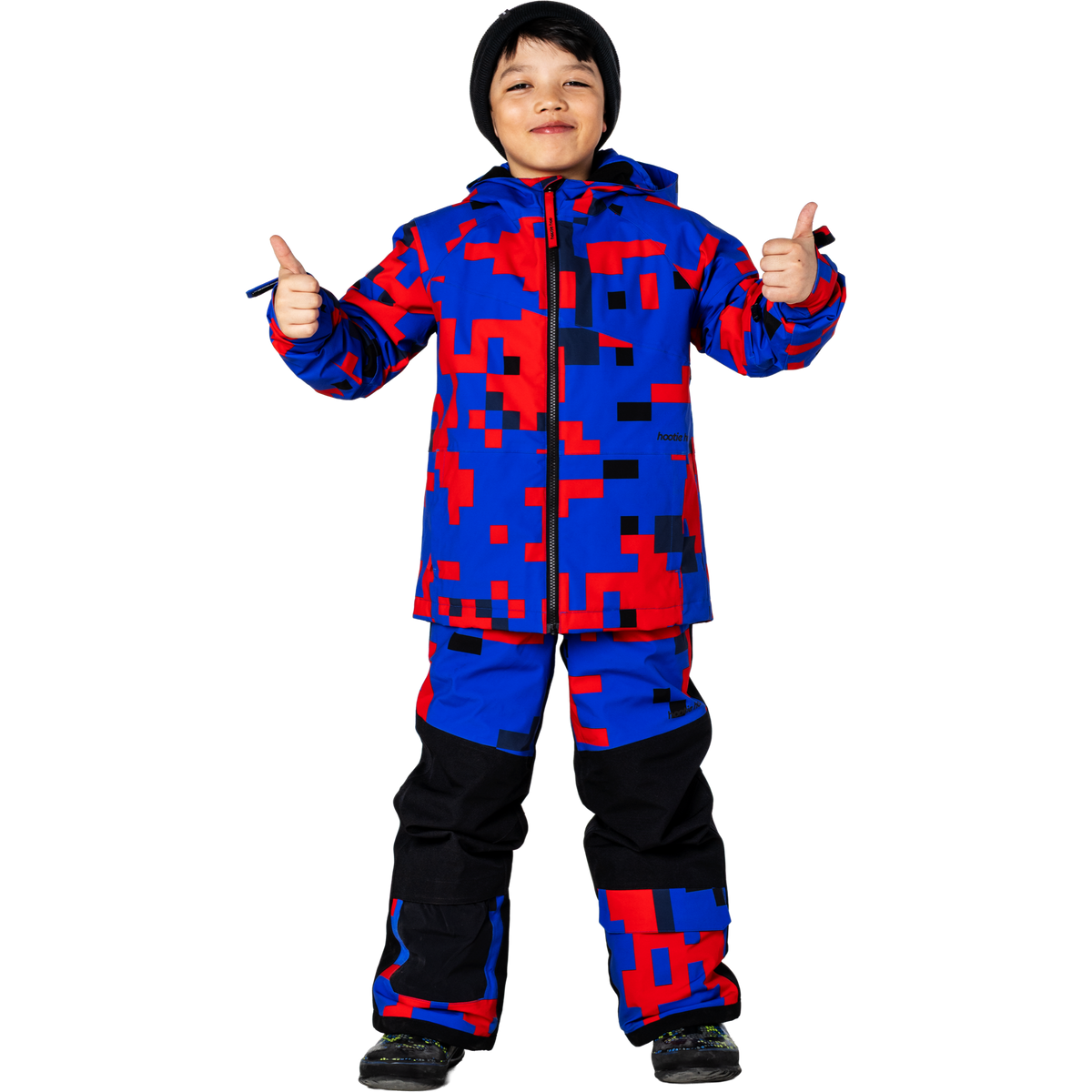 Kids Spruce Insulated Jacket - Vivid Blue Block Camo