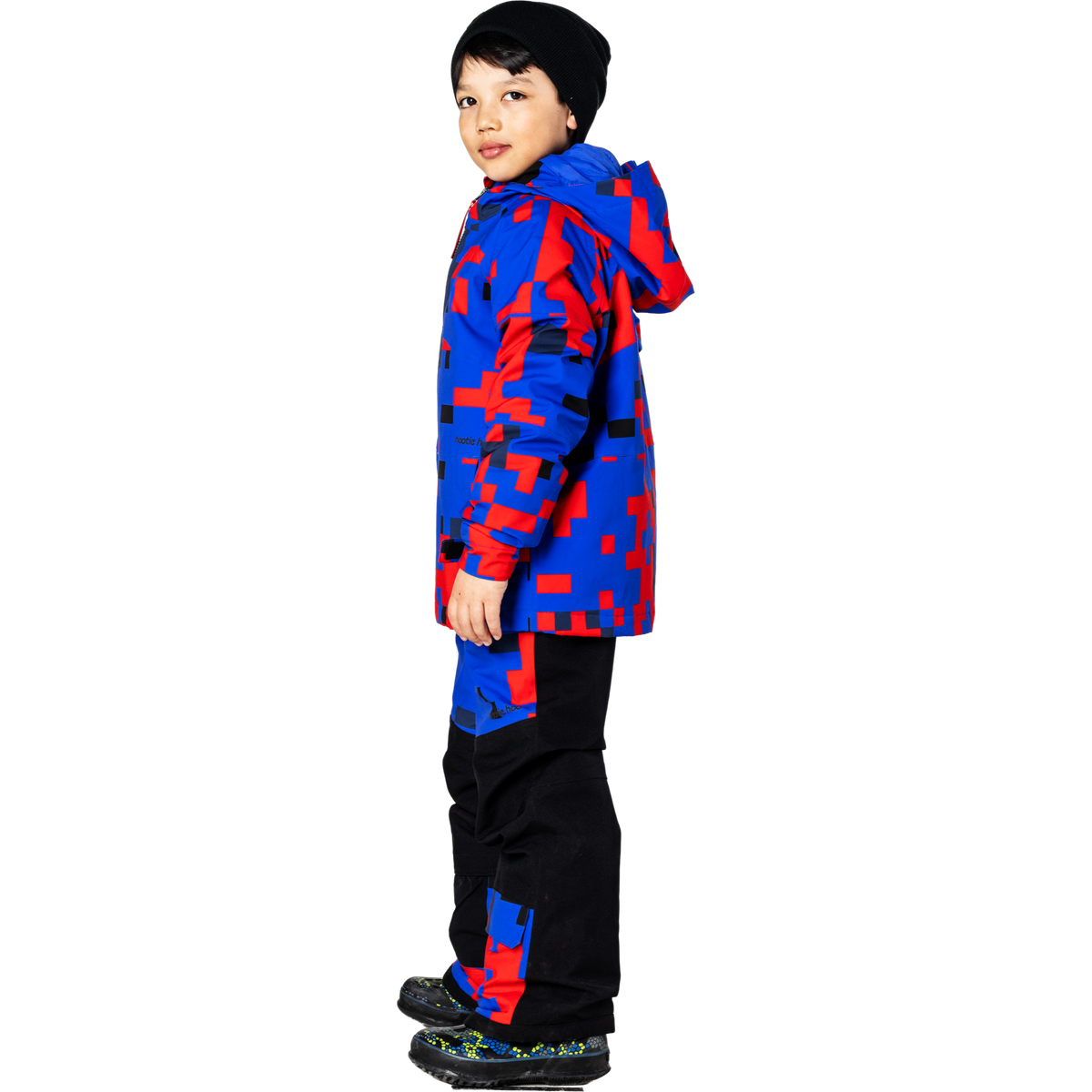 Kids Spruce Insulated Jacket - Vivid Blue Block Camo
