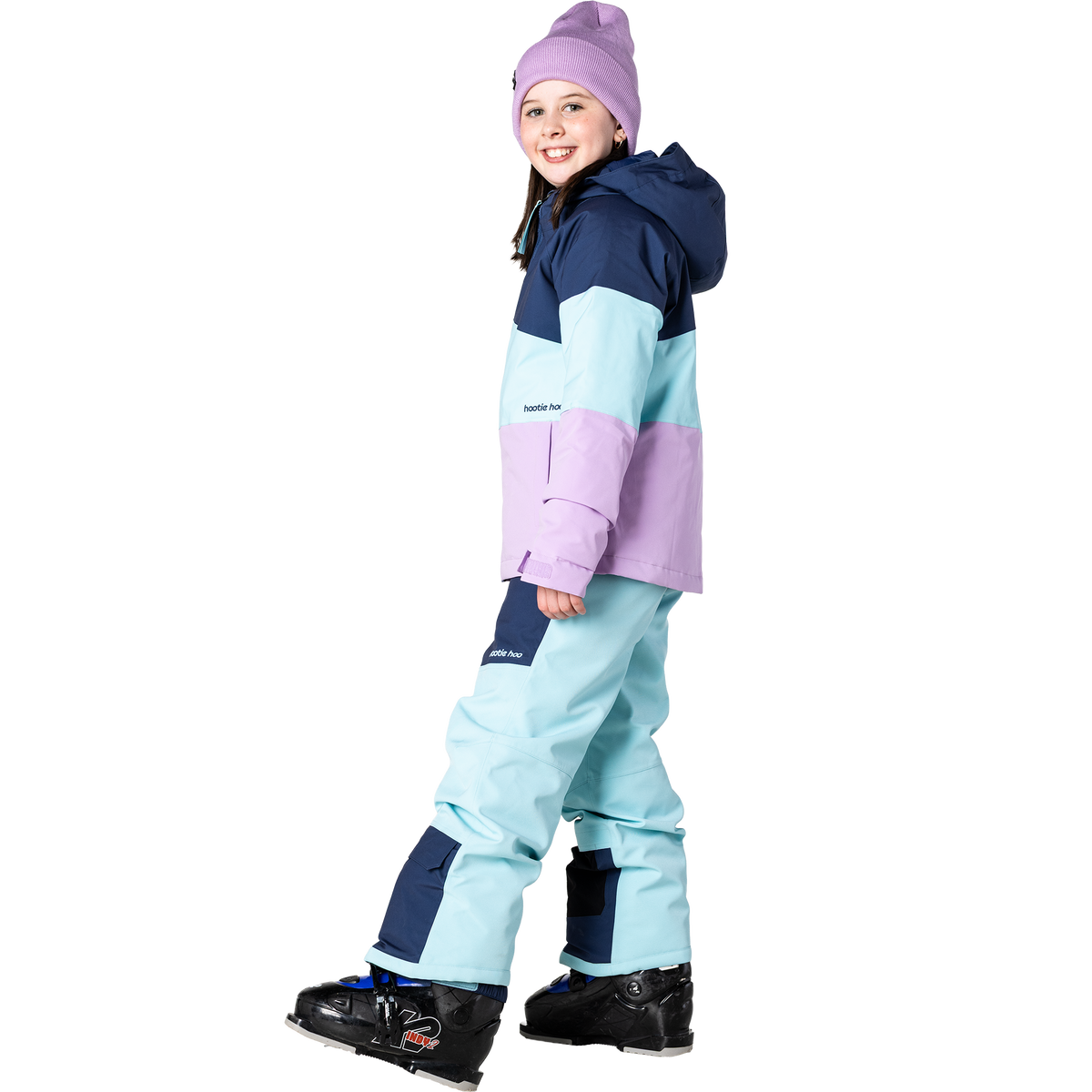 Kids Spruce Insulated Jacket - Sea Blue/Turquoise/Lavender