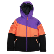 Kids Spruce Insulated Jacket - Grape/Coral/Raven Black