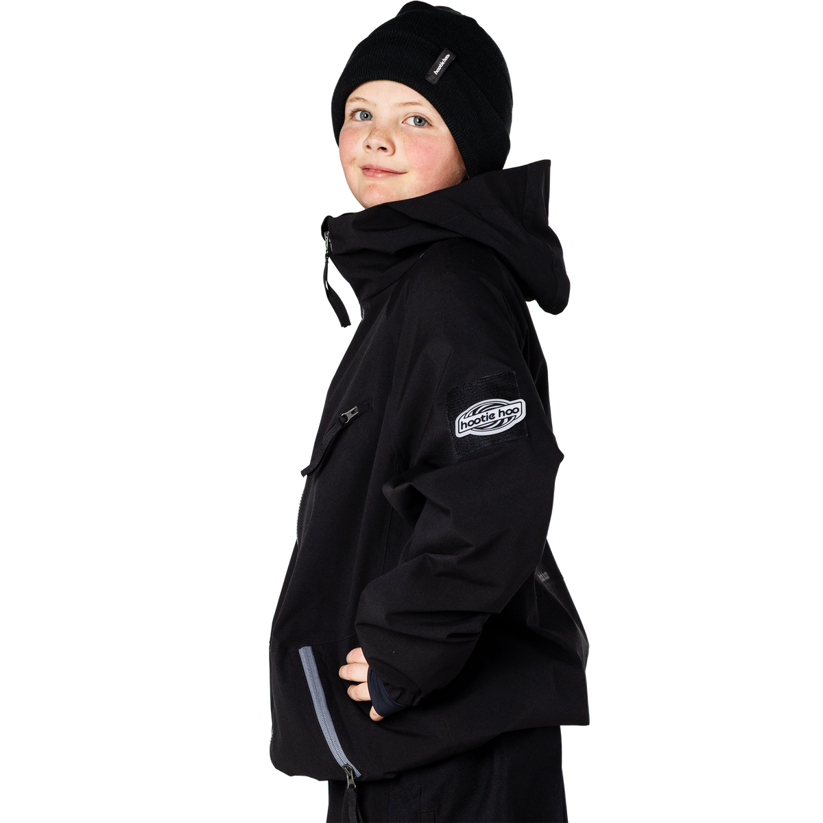 Kids Steeze 2L Shell Jacket - Raven Black