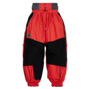 Kids Steeze 2L Shell Pants - True Red/Raven Black