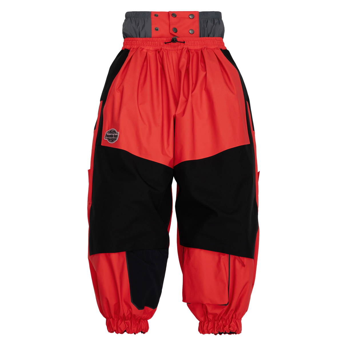 Kids Steeze 2L Shell Pants - True Red/Raven Black