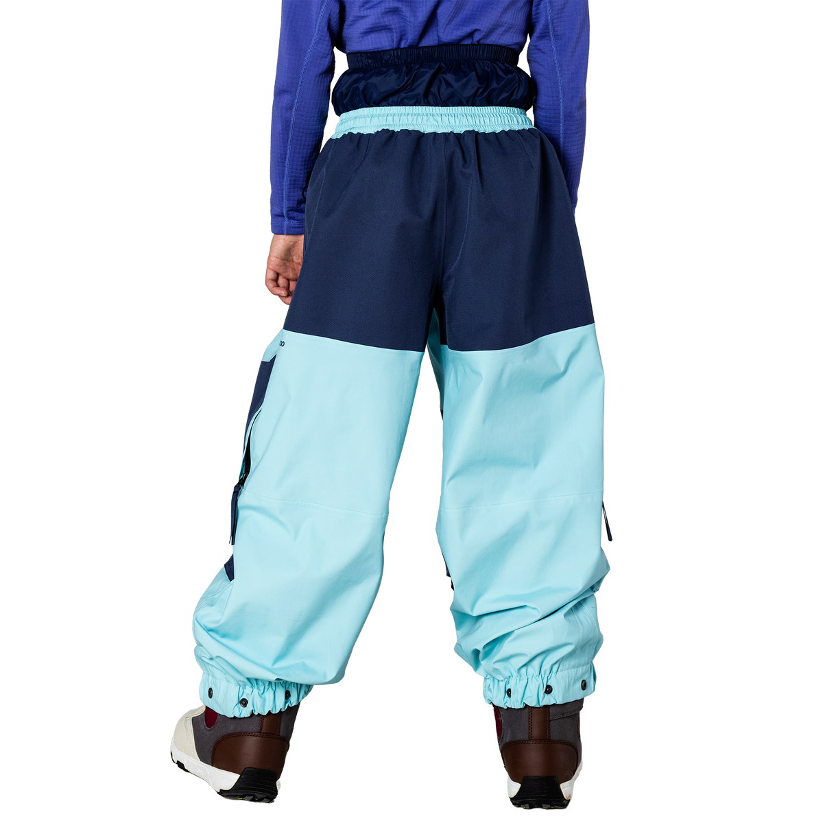 Kids Steeze 2L Shell Pants - Turquoise/Sea Blue