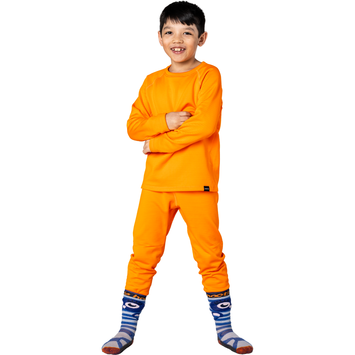 Kids Torrent Layering Fleece Set - Marigold