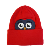 Kids Owlet Beanie - True Red