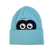 Kids Owlet Beanie - Turquoise