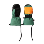 Kids Bearclaw Mittens - Cedar/Marigold