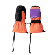 Kids Bearclaw Mittens - Coral/Grape