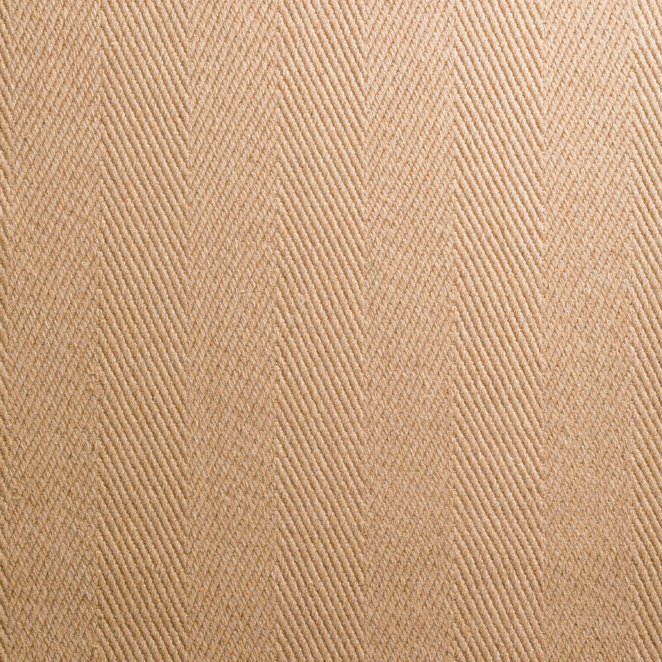 Monaco Herringbone Wool Rug Ecru 5' x 7'6" by Homeportonline