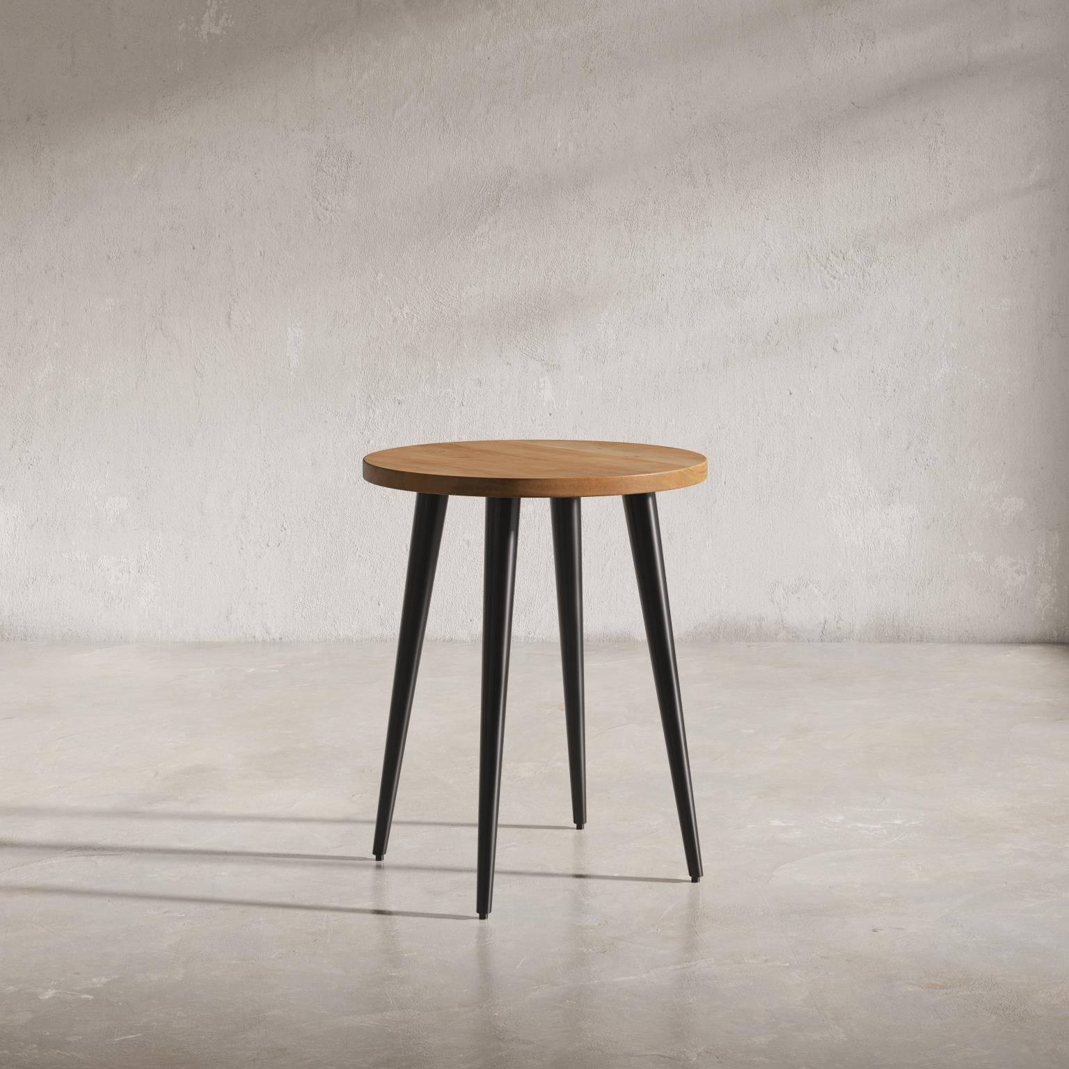 Prelude End Table Round Suede by Homeportonline