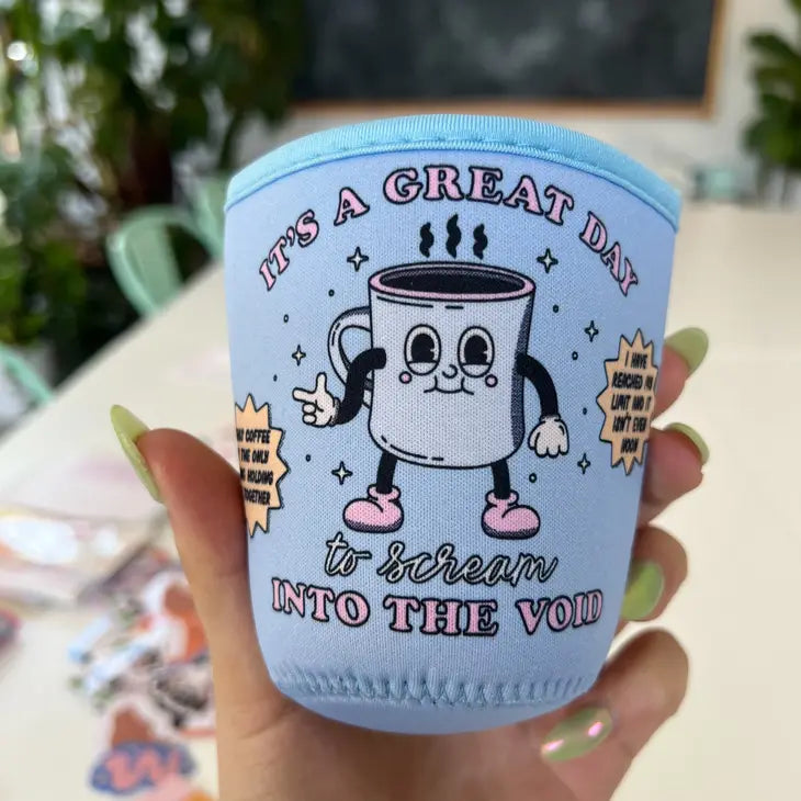 Scream Into The Void Drink Sleeve