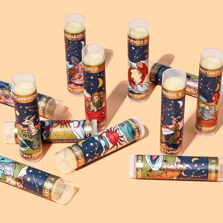 Crazy Rumors Zodiac Lipbalms