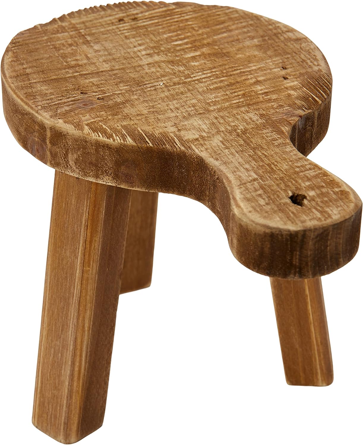 Pedestal Fir Wood Paddle Round 9.5in X 5.75in X 6.5in High by Homeportonline