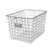 Basket - Small Silver by Homeportonline