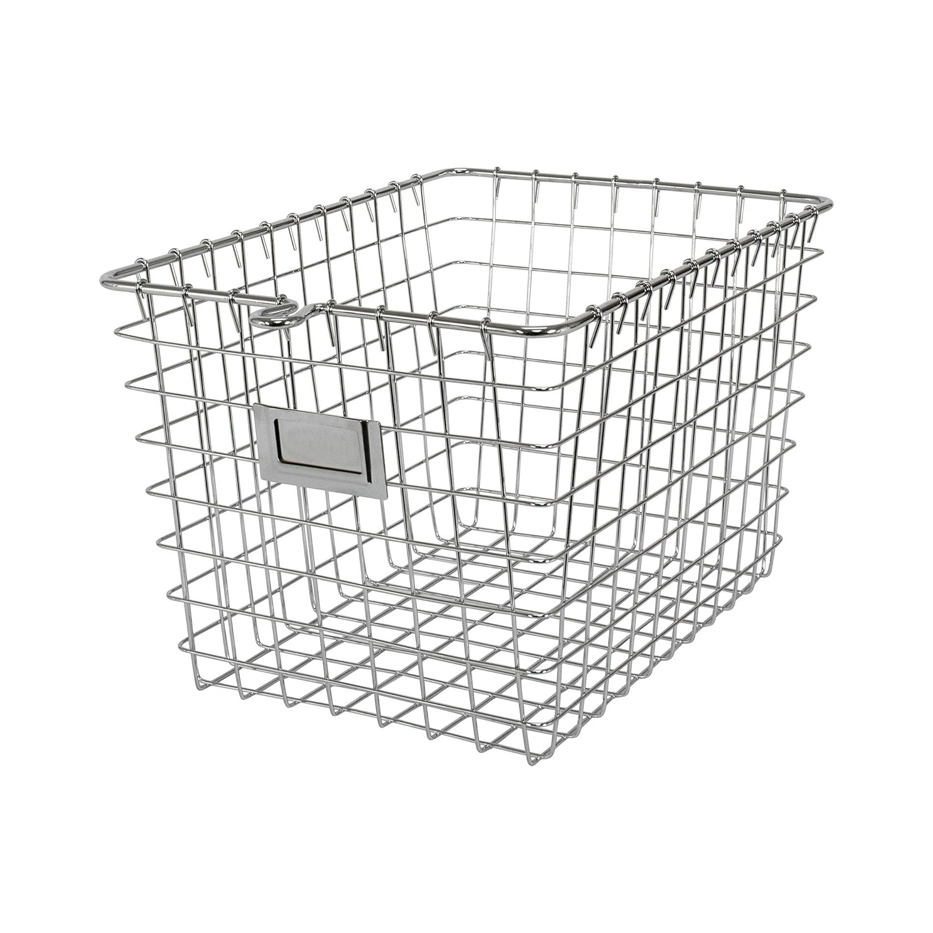 Basket - Small Silver by Homeportonline