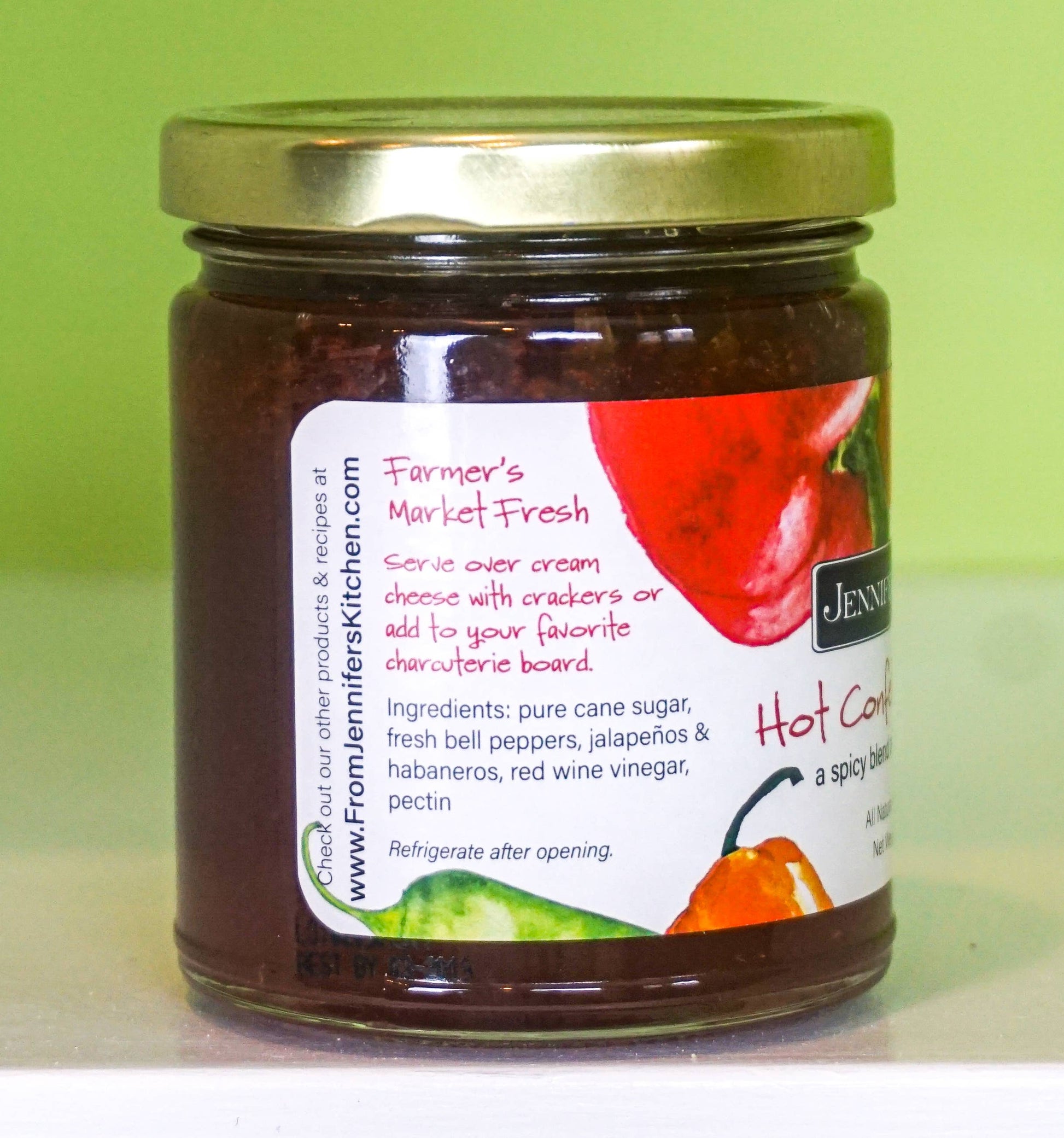 Jennifer's Kitchen - Hot Confetti Pepper Jelly - 11 oz by SidePony Boutique