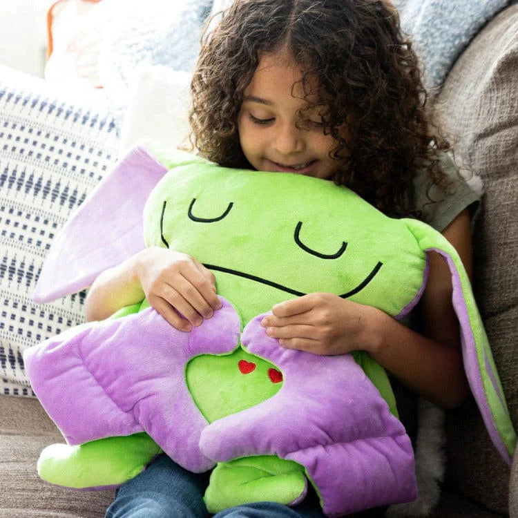 Bumpas Weighted Sensory Plush Shin Shin Green & Purple by Homeportonline