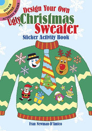 Design Your Own Ugly Christmas Sweater Sticker A
