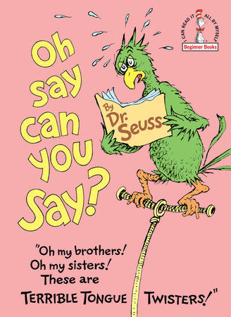 Dr. Seuss Book Oh Say Can You Say? (7x9 Hardcover) by Homeportonline