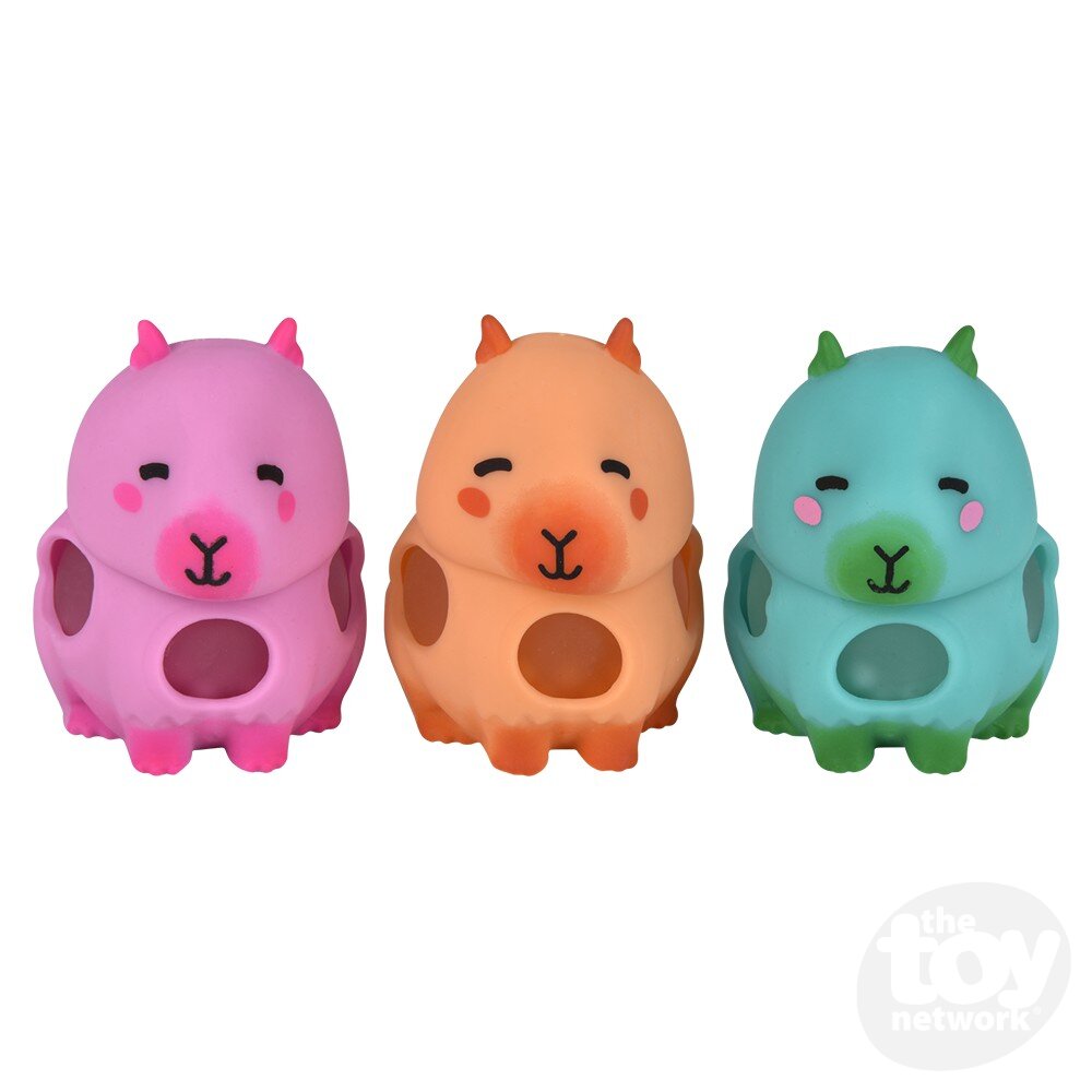 Squeezy Bead Capybara 3.5" (Sold Individually) by Homeportonline