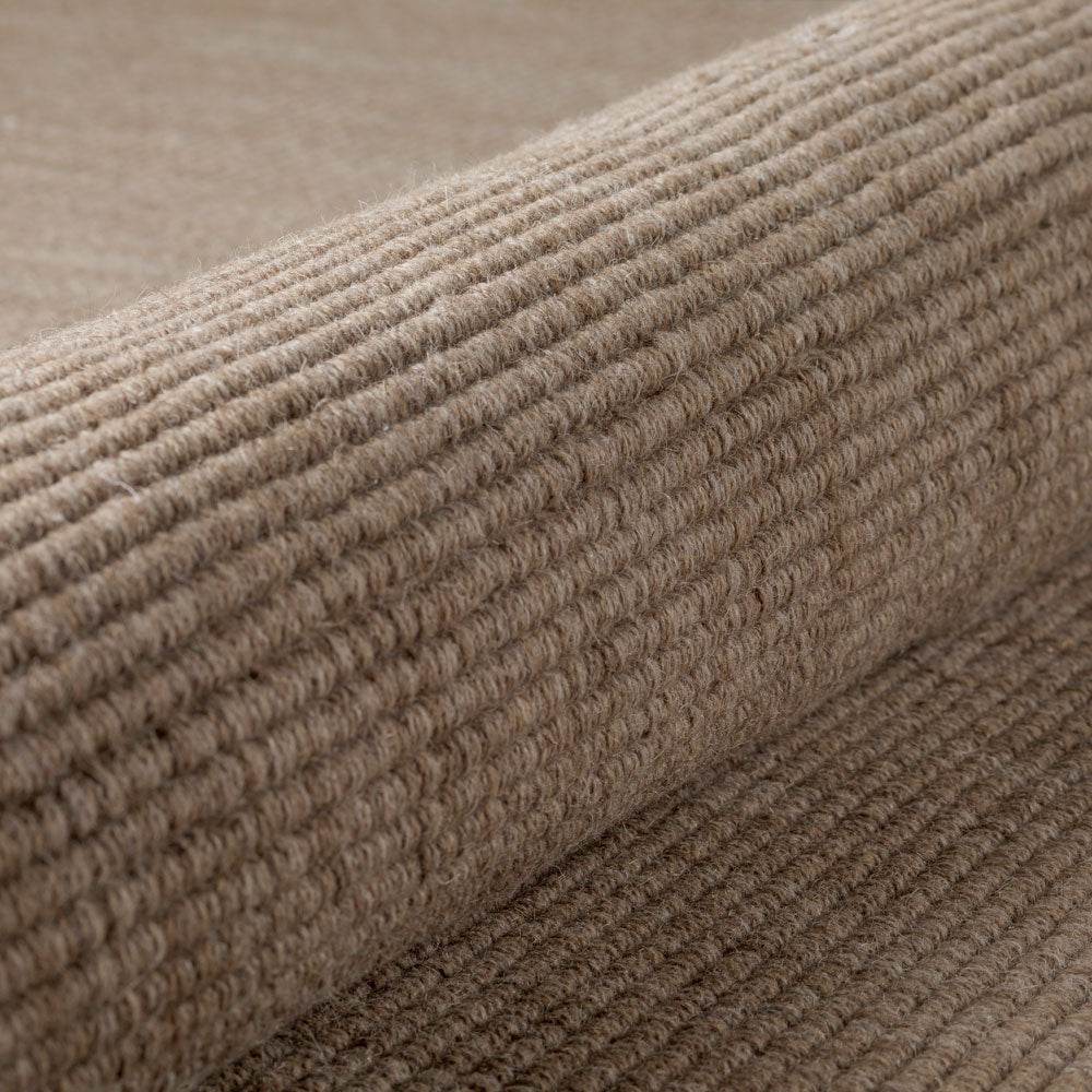 Monaco Boucle Wool Rug Mocha 5' X 7'6" by Homeportonline