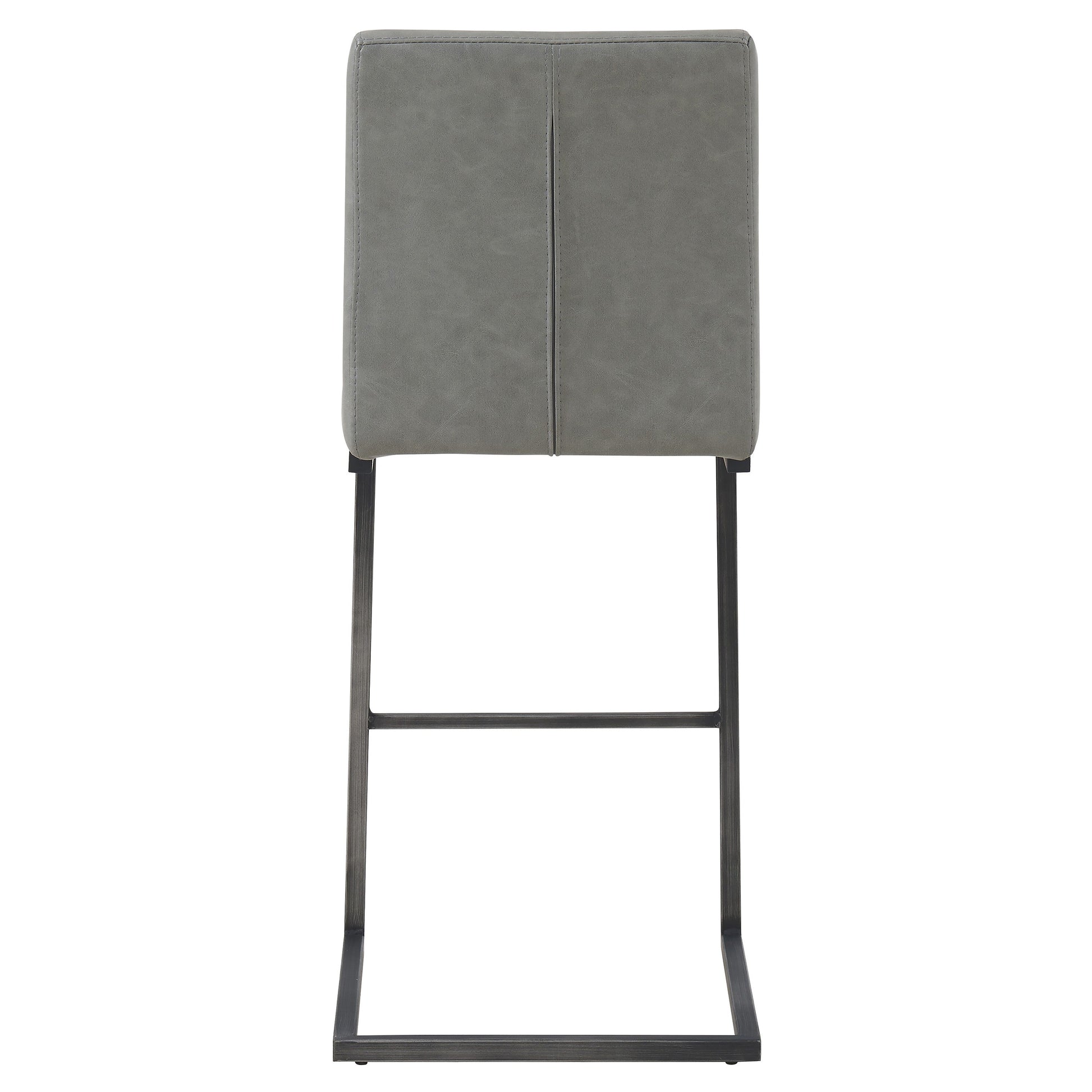 Ronan Polyurethane Counter Stool Antique Graphite Grey by Homeportonline