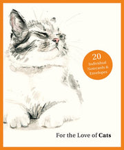 For the Love of Cats 20 Individual Notecards and E