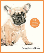 For the Love of Dogs 20 Individual Notecards and E