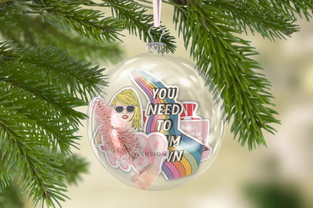 Sale!Taylor Swift Sticker Gift Ornament