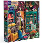 eeBoo Piece & Love: Sorcerer’s Den - 1000 Piece Puzzle – 23  Square Adult Jigsaw  Magical & Cozy Clutter Home Scene  Glossy & Dustless  Eco-Friendly