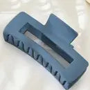 Solid Color Rectangle Shaped Hair Claw