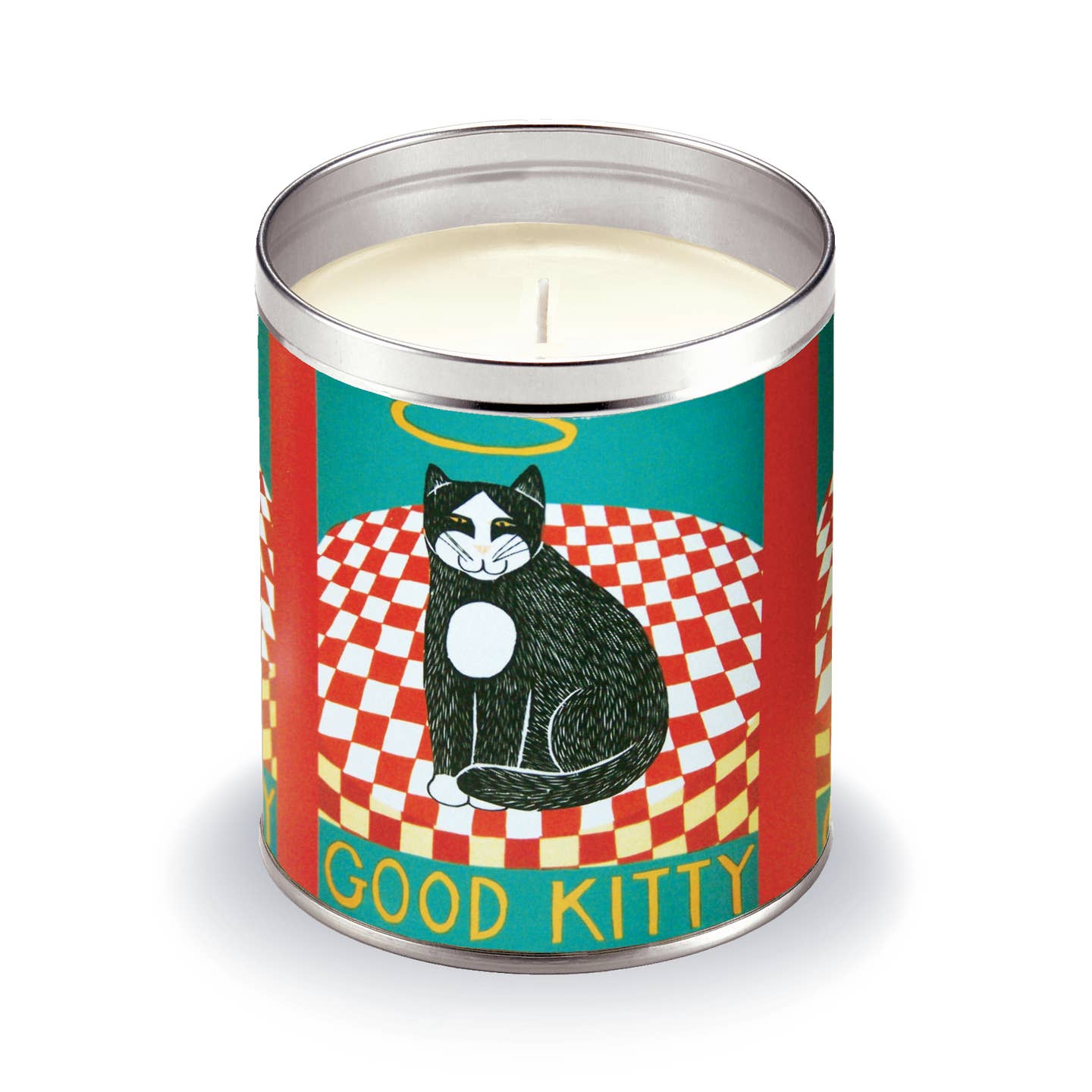 Candle Tins - Stephen Huneck's Cats & Dogs - Aunt Sadie's Candles